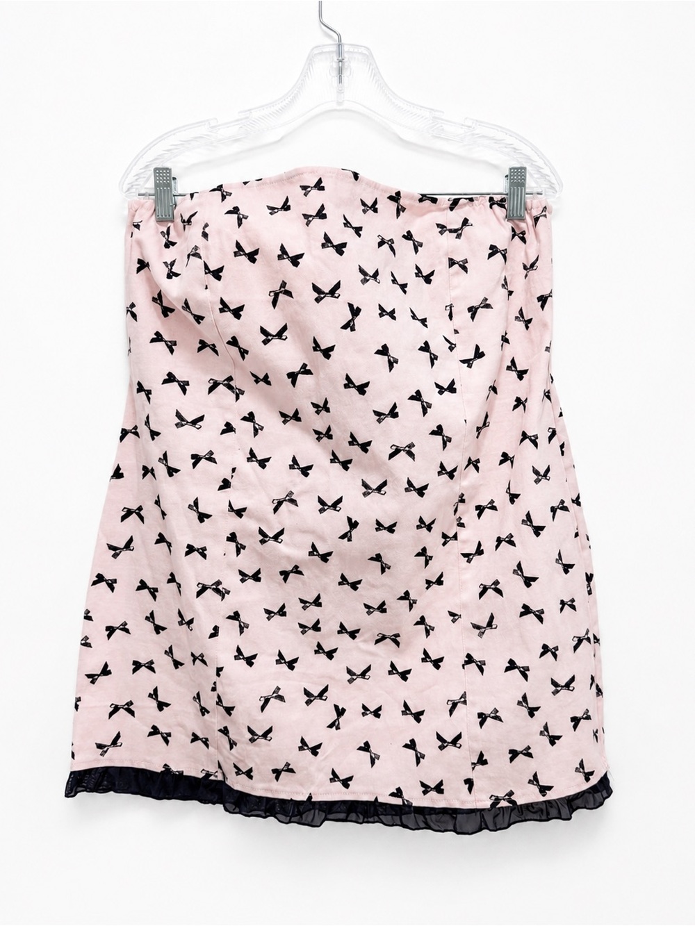 NWT Urban Outfitters Motel Majik Pink Bow Strapless Mini Dress XXL